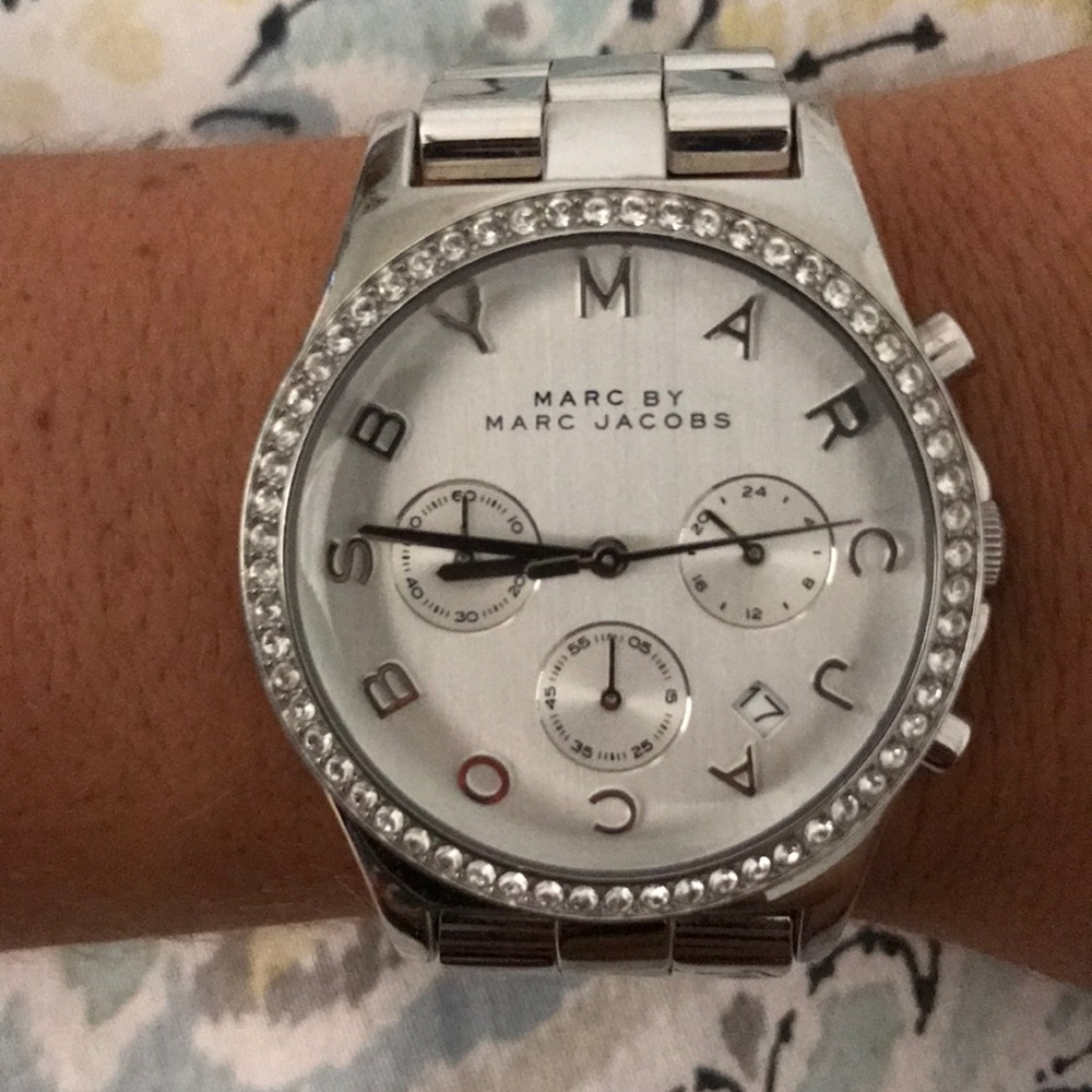 Narc Jacobs silver watch